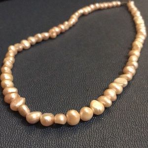 AUTHENTIC Light Pink Fresh Water Pearl Necklace